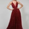 Tina Holly Couture Made To Order Tina Holly Couture Designer TW002 Wine Sequin Formal Dress NEW ARRIVALS