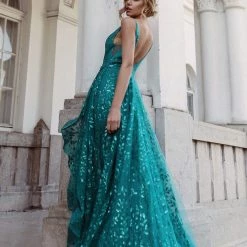 Tina Holly Couture Made To Order Tina Holly Couture Designer TW025 Turquoise Glitter Formal Dress W Over Skirt NEW ARRIVALS
