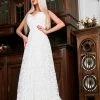 Tina Holly Couture Made To Order Tina Holly Couture TK069W White & White Lace A-Line Wedding Dress BRIDAL COLLECTION