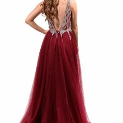 Honey Couture LINA Crystal Tulle Formal Gown NEW ARRIVALS