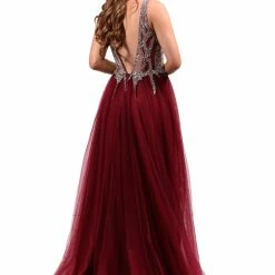 Honey Couture LINA Crystal Tulle Formal Gown NEW ARRIVALS