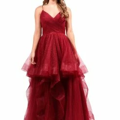 Honey Couture Made To Your Measurements Honey Couture NATALIA Layered Tulle Princess Gown Formal Gown NEW ARRIVALS