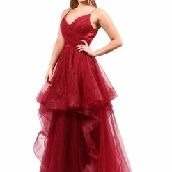 Honey Couture Made To Your Measurements Honey Couture NATALIA Layered Tulle Princess Gown Formal Gown NEW ARRIVALS