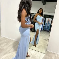 Honey Couture CRISTELLA Baby Blue Crystal Feature Mermaid Formal Gown NEW ARRIVALS 11 Honey Couture CRISTELLA Baby Blue Crystal Feature Mermaid Formal Gown NEW ARRIVALS