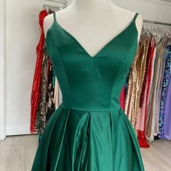 Honey Couture Made To Your Measurements Honey Couture DANIELLA V Front Corset Lace Up Back W Skirt Formal Dress NEW ARRIVALS