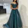 Honey Couture SARIA Emerald Green Shimmer Ballgown Formal Dress NEW ARRIVALS