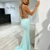 Honey Couture PIXIE Mint Green Corset Lace Up Sequin Formal Dress NEW ARRIVALS