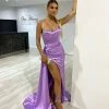 Honey Couture CECILA Lavender Purple Diamante Bustier Formal Dress NEW ARRIVALS