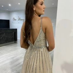Honey Couture CHARLISE A Line Diamante Ballgown Formal Dress NEW ARRIVALS 9 Honey Couture CHARLISE A Line Diamante Ballgown Formal Dress NEW ARRIVALS