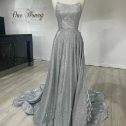 Honey Couture Made To Your Measurements Honey Couture PAM Strapless Bustier Corset Lace Up Back Formal Dress NEW ARRIVALS