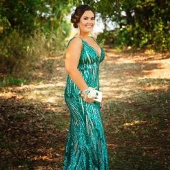 One Honey Boutique Honey Couture YASMIN Emerald Green Sequin Formal Gown NEW ARRIVALS 16 One Honey Boutique Honey Couture YASMIN Emerald Green Sequin Formal Gown NEW ARRIVALS