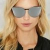 ACCESSORIES Quay Australia HIGHER LOVE Black & Silver Designer Sunglasses