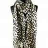 Tolani Silk Pashmina Leopard Scarf