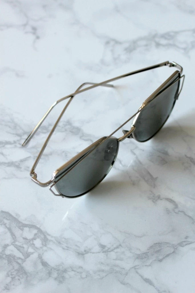 Honey Couture Sunglasses Honey Couture KOURTNEY Silver On Silver Sunglasses ACCESSORIES 5 Honey Couture Sunglasses Honey Couture KOURTNEY Silver On Silver Sunglasses ACCESSORIES