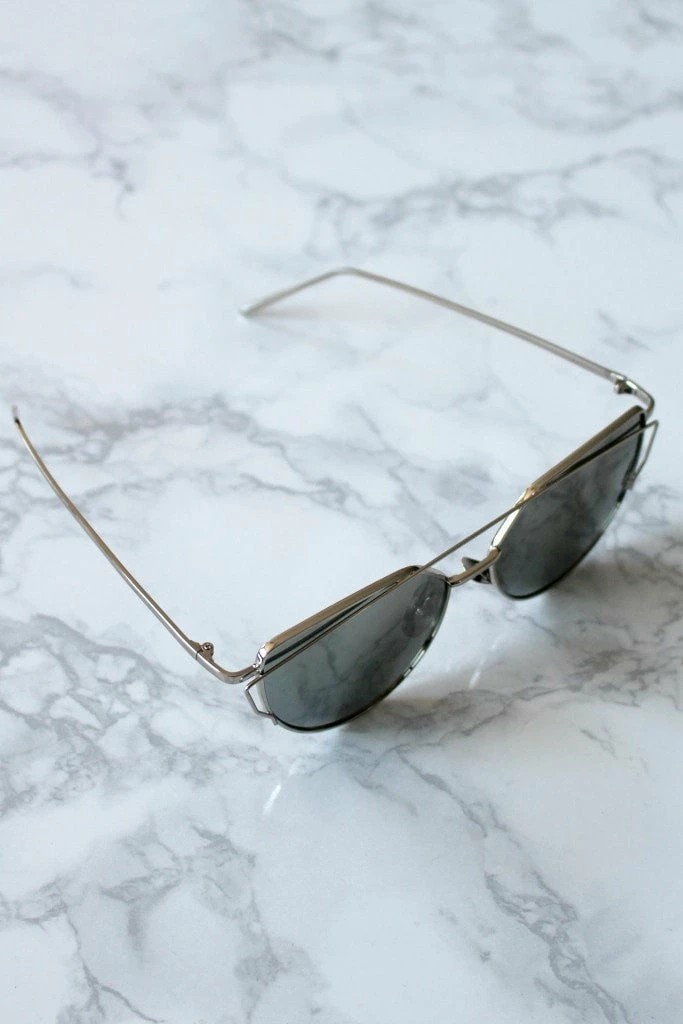 Honey Couture Sunglasses Honey Couture KOURTNEY Silver On Silver Sunglasses ACCESSORIES 6 Honey Couture Sunglasses Honey Couture KOURTNEY Silver On Silver Sunglasses ACCESSORIES