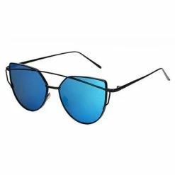 Honey Couture Sunglasses Honey Couture KOURTNEY Black & Blue Sunglasses ACCESSORIES