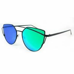 Honey Couture Sunglasses Honey Couture KOURTNEY Black & Blue Sunglasses ACCESSORIES