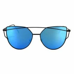 Honey Couture Sunglasses Honey Couture KOURTNEY Black & Blue Sunglasses ACCESSORIES